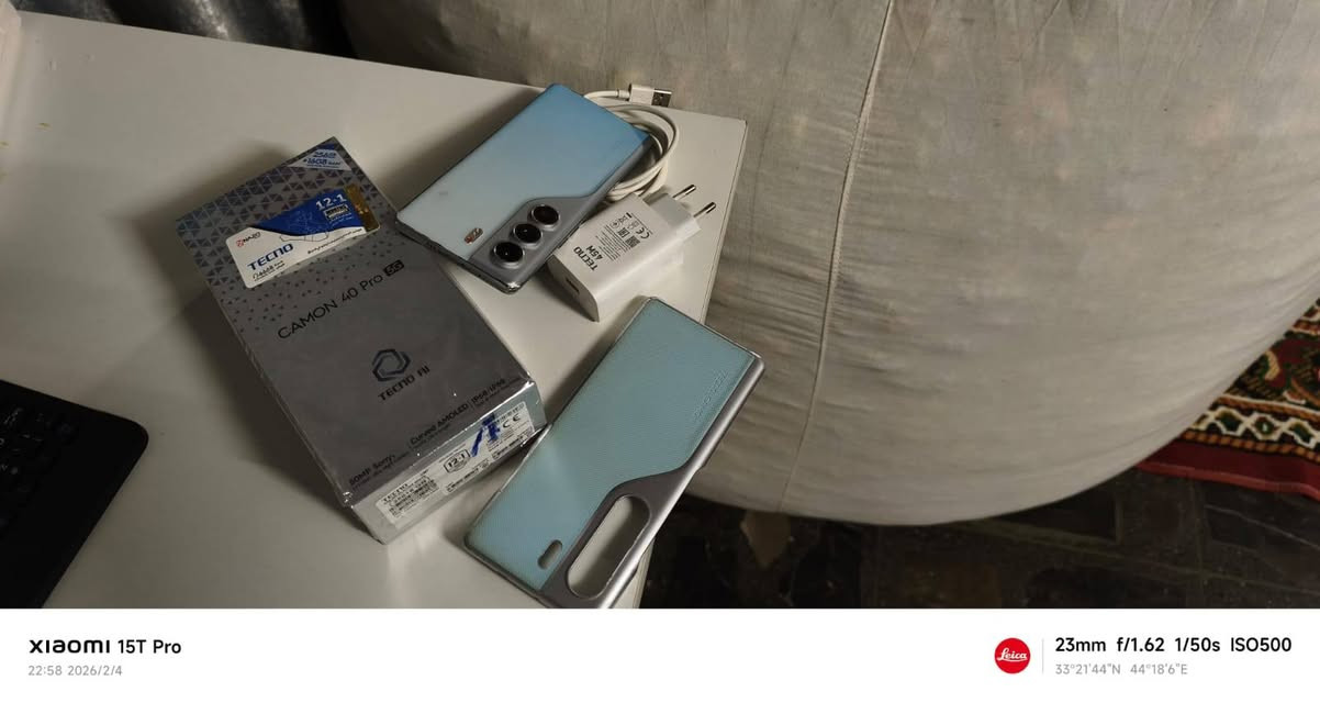 السلام عليكم عندي جهاز تكنو كمن 40 برو 5G كلش نضيف ما بيه اي عطل كارتونته وياه ومعداته وياه و كارت الضمان و الشاحنه كلشي وياه و صارلي 4 اشهر من مشتريه ب 350 الف التلفون بس مبدل شاشه اصليه وكالة افضل شاشة السعر 250 قفل


**إذا كنت صاحب هذا الإعلان وتريد حذفه لأي سبب، رجاءا أرسل رسالة إلى الدعم الفني**