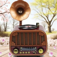 MEIER MD-179BT • بلوتوث وFM • فونوغراف كلاسيكي