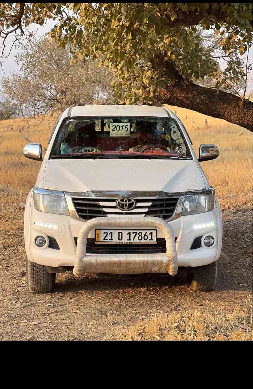 بۆ فرۆشتن TOYOTA HILUX 2015 کەناسرەوە بە مەرزیە سەید نەهرۆ بتڵە سەیارەکە هەموو گیانی بەشەرتە مەکینەی نەژراوەتەوە بەشەرتە سعری داوای 253 گڵاو مەعامەلە ئەکەمبۆ زانیاری کاملی سەیارەکە چات بکە یان تەلەفوم بۆ ئەو ڕەقەمە بکە ***********♥️ أربيل, العراق
