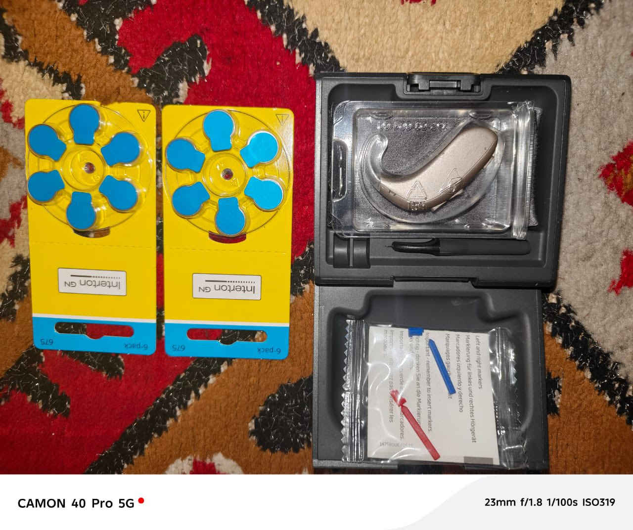 سماعه للبيع  غير مستخدمه12قنا السعر 600الف اضافه بطاريات ***********
