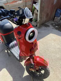 دراجة شحن للبيع الدراجةنضيفه كلش مزودة 6بطارياتملف وعقل رياضي مستعمله ...