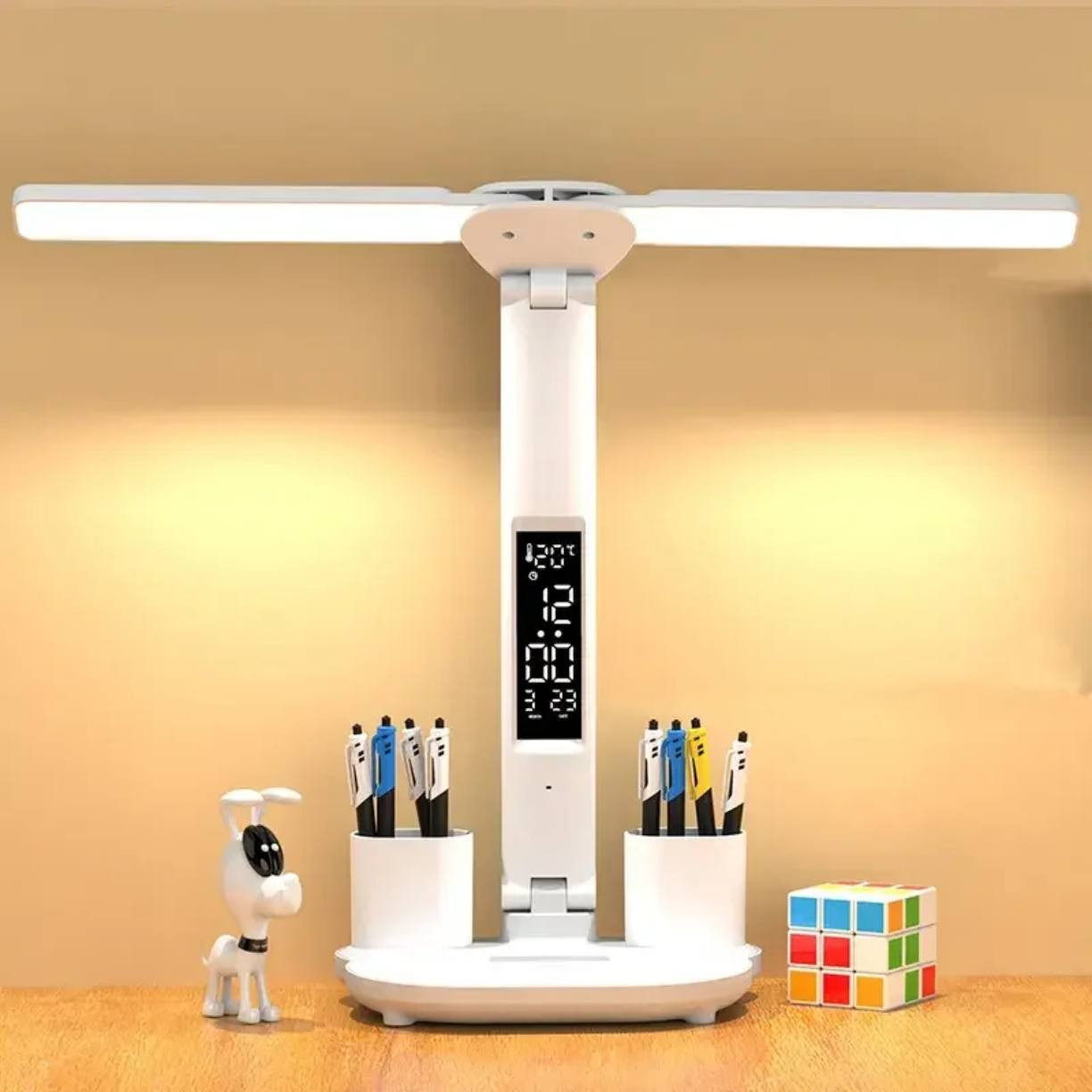 متوفر إنارة مكتبية تيبلام
شحن يدوم 7 ساعات
شاشة وقت وايام ودرجة حراره 
السعر ٢٥  والتوصيل مجاني
للطلب والاستفسار ***********
