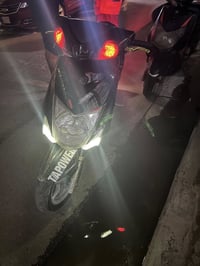 سكنس لد دراجه مكينه بلاديه تزويد خارجي بس بيه صدر ودبلات خلفيه وجاملغ ...