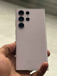 S23 ultra شرق اوسط  لون وردي مميز نادر دبل شريحة ذاكرة 512 giga رام 12...