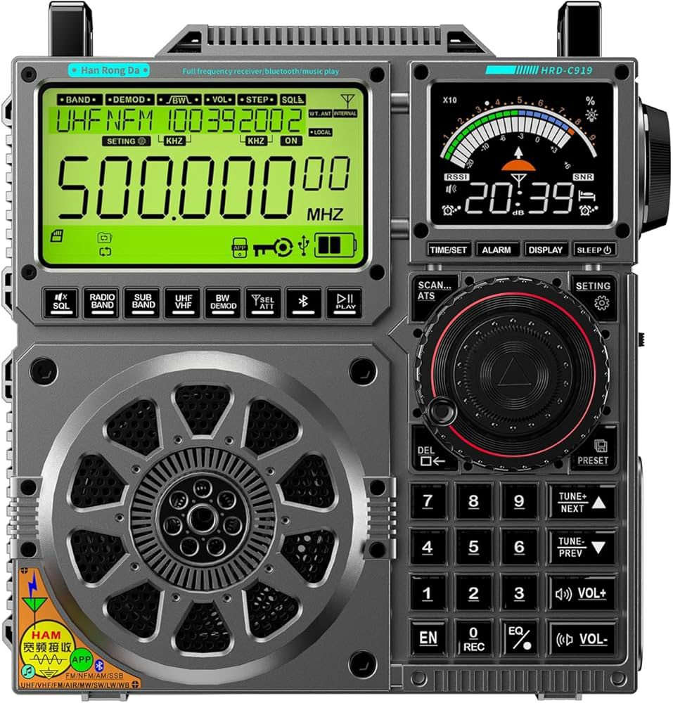الراديو HanRongDa (HRD-C919) .. 📻
جهاز استقبال عالمي محمول وقوي .. 💪

يتميز بقدرات استقبال كاملة النطاق 

( FM / MW / SW /  SSB / LSB / AIR / CB / VHF / UHF / LW )

يوفر الجهاز 1600 قناة ذاكرة، وبلوتوث 5.3، وتشغيل بطاقة TF، وشاشة LCD مزدوجة كبيرة، مما يجعله مثالياً لعشاق الراديو والموجات القصيرة، مع بطارية 5000mAh لاداء طويل الأمد.

الميزات الرئيسية:

نطاقات الراديو: يدعم نطاقات متعددة مثل AIR، CB، SW، MW، FM، VHF، UHF، و WB (الطقس) مع دعم SSB.

الصوت والوسائط: مكبر صوت ستيريو بقوة 20 واط مع صوت جهير (Bass) عميق، ويدعم تشغيل ملفات MP3/WAV/APRE/FLAC عبر بطاقة TF (تصل إلى 256 جيجابايت).

الاتصال: بلوتوث 5.3، منفذ AUX، وتطبيق للهواتف الذكية (APP) للتحكم عن بعد.

التصميم: شاشة 3.54 بوصة LCD بإضاءة خلفية، جسم متين، أبعاد 19x17x9 سم، ووزن حوالي 1.1 كجم.

الطاقة: بطارية مدمجة بقوة 5000mAh تعمل لأكثر من 30 ساعة، مع منفذ شحن USB-C.

يُعد هذا الجهاز خياراً ممتازاً للمستخدمين الذين يبحثون عن أداء راديو متطور بميزات حديثة

السعر والتفاصيل خاص .. 

متوفر توصيل كل العراق ..


**إذا كنت صاحب هذا الإعلان وتريد حذفه لأي سبب، رجاءا أرسل رسالة إلى الدعم الفني**