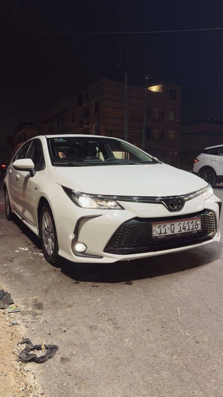 كورلا ٢٠٢٥ هايبرد شكل خليجي سيارة فول مواصفات على وضع الشركة بسمي تحويل مباشر  مكفول من الضربة والبارد والصبغ كفالة عامة السعر ١٦٣ وبيها مجال *********** عنوانها بغداد
