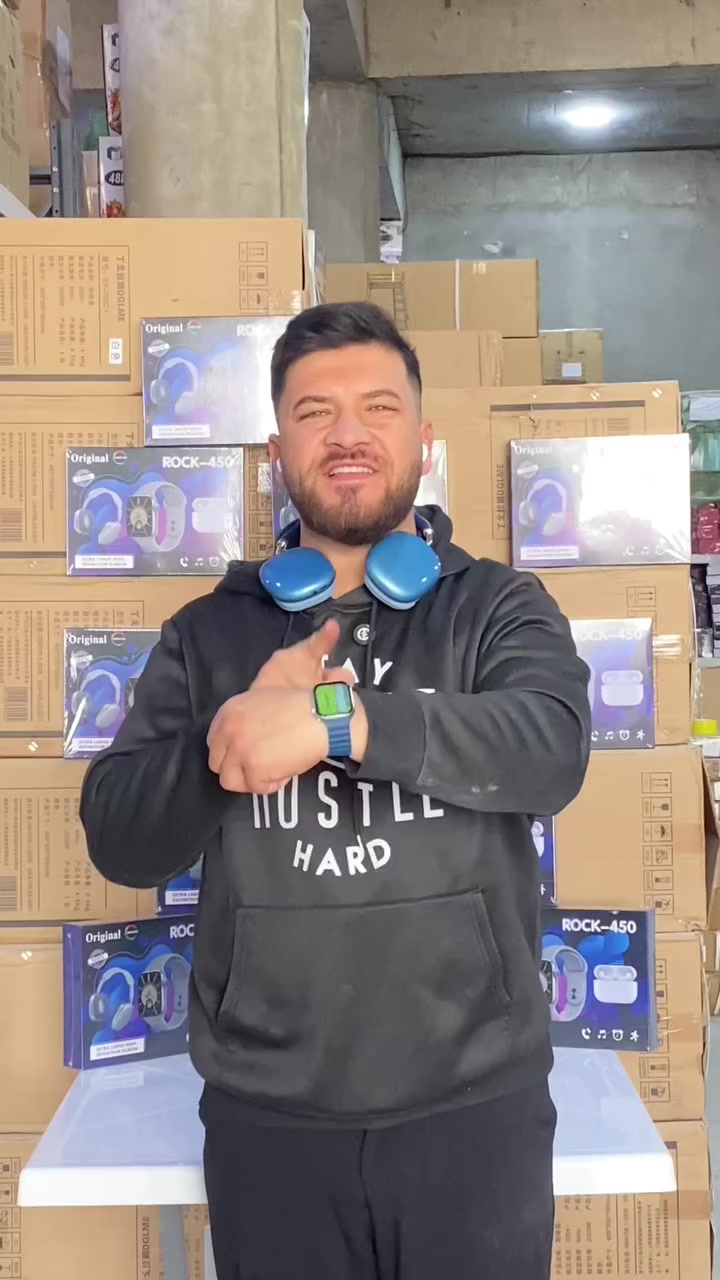 ⌚🎧✨ ساعتك وسماعاتك بجهاز واحد!

ROCK-450 تجمع شاشة كبيرة واضحة لتتبع خطواتك وسعراتك 🏃‍♂️
مع سماعات TWS لاسلكية بلمس ذكي للمكالمات والموسيقى 🎶

📩 إشعارات مباشرة على معصمك
🔋 شحن سريع وأداء عملي طوال اليوم
🎨 4 سوارات لتغيير ستايلك

خلي يومك أذكى وأسهل… بدون أسلاك! 💪
#انسب #جهاز #رمضان_يجمعنا #رمضان_كريم #متجر


**إذا كنت صاحب هذا الإعلان وتريد حذفه لأي سبب، رجاءا أرسل رسالة إلى الدعم الفني**