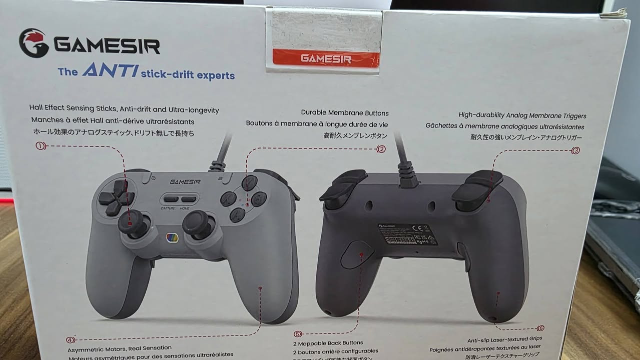 يدة GAMESIR 
تشبه يدة PS1 
بيهة هزاز و كير مغناطيسي ANTY STICK DRIFT 
و بيهة ازرار اضافية بالضهر 
استخدام اقل الشهر 
سعرها 25


**إذا كنت صاحب هذا الإعلان وتريد حذفه لأي سبب، رجاءا أرسل رسالة إلى الدعم الفني**