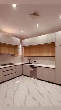 مطبخ حرف L • خزائن ترابية • الكرادة خارج