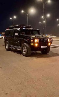 همر H2   الموديل 2007 محرك 8 سلندر 6100  بيها منظومة غاز   السيارة ماب...