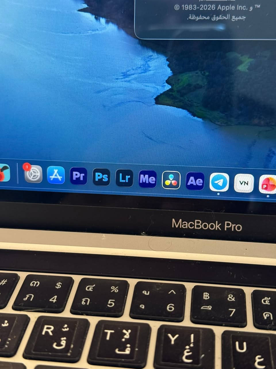 ماك بوك m1 pro حجم 13
رام ٨ 

هارد SSD 256

بصمة اصبع

تاج بار 

اضائه تلقائيه 

صوت عالي 

نظام 26.5.1 

لون سلفر 

حالة البطاريه عادي 

لابتوب كلش قوي اني مصمم ومنزل علي كل برامج الادوبي واشتغل علي فوتو شوب طبيعي والبطاريه كلش زينه 

بس المشكله الابتوب واكع وبي ضربات بلجانب

السعر900 الف وبي مجال 

التواصل واتساب 

***********
