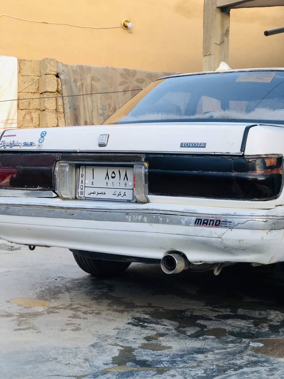اسلامو عليكم سياره هرتوب نضيفه بلادي ما محور فقط المحرك بي يطغ باغي كله شغال شرط مسجله مشروع وطني مكان السياره الشرگاط السعر ٣٠وبهيه مجا رقم الهاتف ***********
