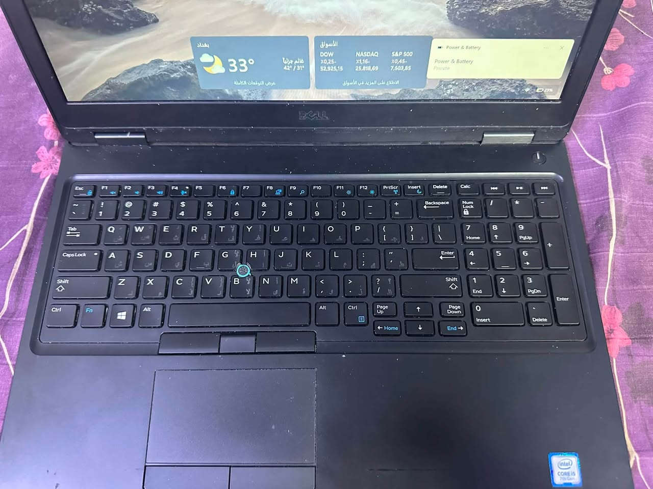 سلام عليكم لابتوب Dell 5590  لبيع
* الموديل: Dell Latitude 5590
* المعالج: Intel Core i5 الجيل السابع
* الرام: 8GB
* التخزين: SSD بسعة 256GB (المساحة المتوفرة تقريبًا 220GB
السعر 180.000 دينار عراقي


**إذا كنت صاحب هذا الإعلان وتريد حذفه لأي سبب، رجاءا أرسل رسالة إلى الدعم الفني**