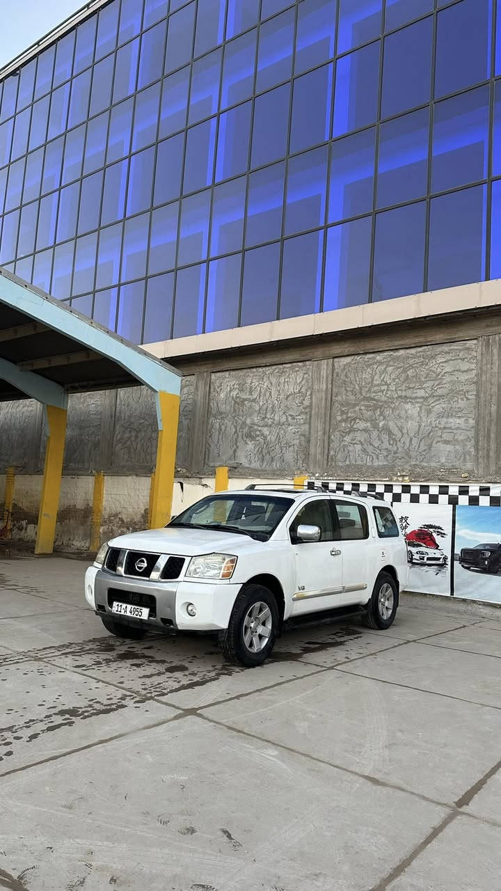 السلام عليكم
نيسان ارمادا 2006 LE 
رقم بغداد مميز
اعلى مواصفات :
داخل لونين بيجي واسود
سلايد روف (فتحة سقف)
حساسات خلفية
كامرة خلفية
شاشة اندرويد
شاشات خلفية للركاب
تحكم دواسات تتقدم وترجع مال بانزين والبريك
خزن ميموري تحكم كشن السايق
كشنات الامامية كهرباء وتدفئة
كشنات جلد نضيفات مابيها شك او تلف
تحكم مازدات الاندارة الامامية تصعد وتنزل
وانارة زنون
انارة داخلية متعددة الالوان
جنطة كهرباء 
جامات كهربائية
نضيفة السيارة كلش احلى من الصور
كهربائيات والمواصفات الذكرتهن كلهن شغالة مابيها اي نقص السيارة 
بيها منضومة غاز 80 لتر يعني انسى الصرف
بيها صبغ احزام بدون معجون مال جراد. 

السعر 98 وبيها مجال للطيبين. 

***********
سيد علي الاعرجي
