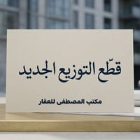 قطعة التوزيع الجديد • نشتري شرائح • الصوب الثاني