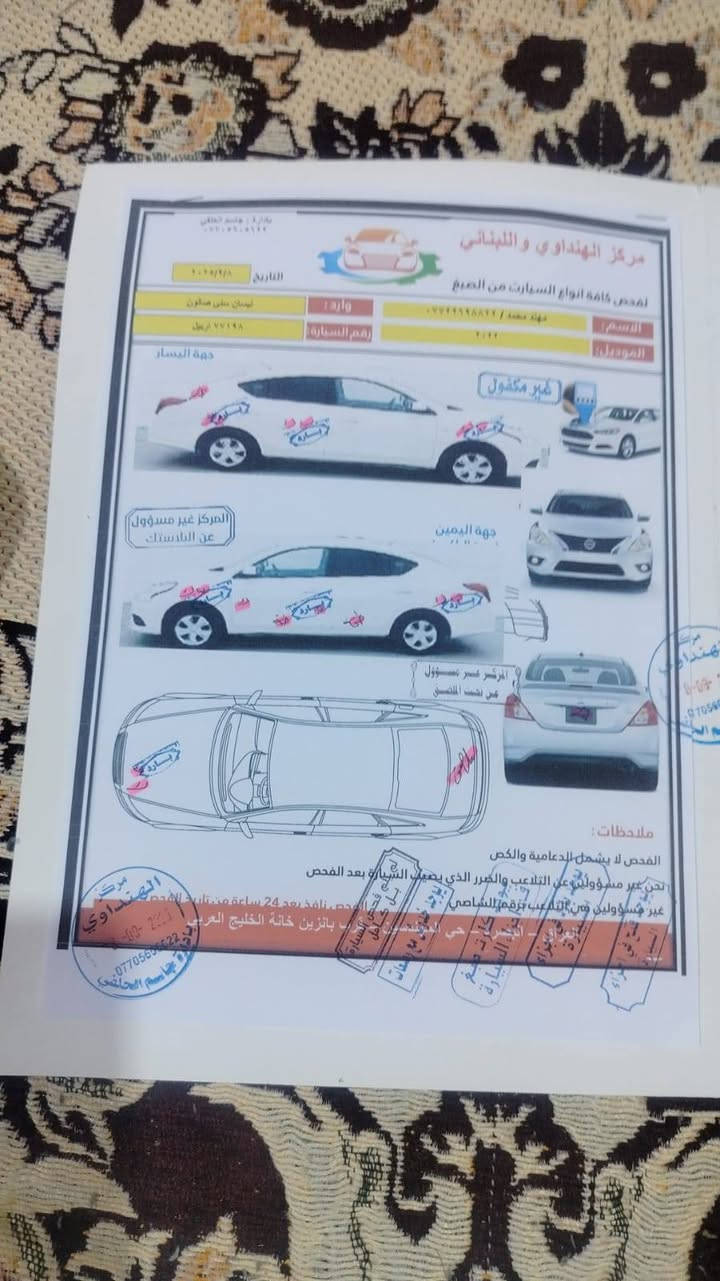 سلام عليكم نيسان سني22 هندي بليته زركه بيه بارد ثلاث قطع وهاي الضربه موضحه لسونار كدامك بس الضربه صارت ورا السونار
ماشيه ١٠٠
السعر ١١٠
***********
