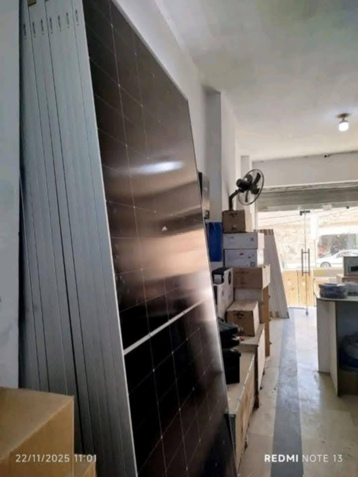 ريح نفسك من قطوعات الكهرباء متوفر لدينا الان منظومه منزليه متكامله فيها 4الواح جينكو 550 وات اثنين بطاطير 200 امبير ومحول 4كيلو التكلفه 2,800 
طريقه الدفع التقسيط 
القصد الاول 400الف مقدمه شامله للتوصيل والترحيل والتركيب لي ضمان المنظومه وبنسبة لي باقي المبلغ تدفع كل شهر بتدفع 300الف لمده 8 شهور.             التواصل واتساب فقط 0927319253


**إذا كنت صاحب هذا الإعلان وتريد حذفه لأي سبب، رجاءا أرسل رسالة إلى الدعم الفني**