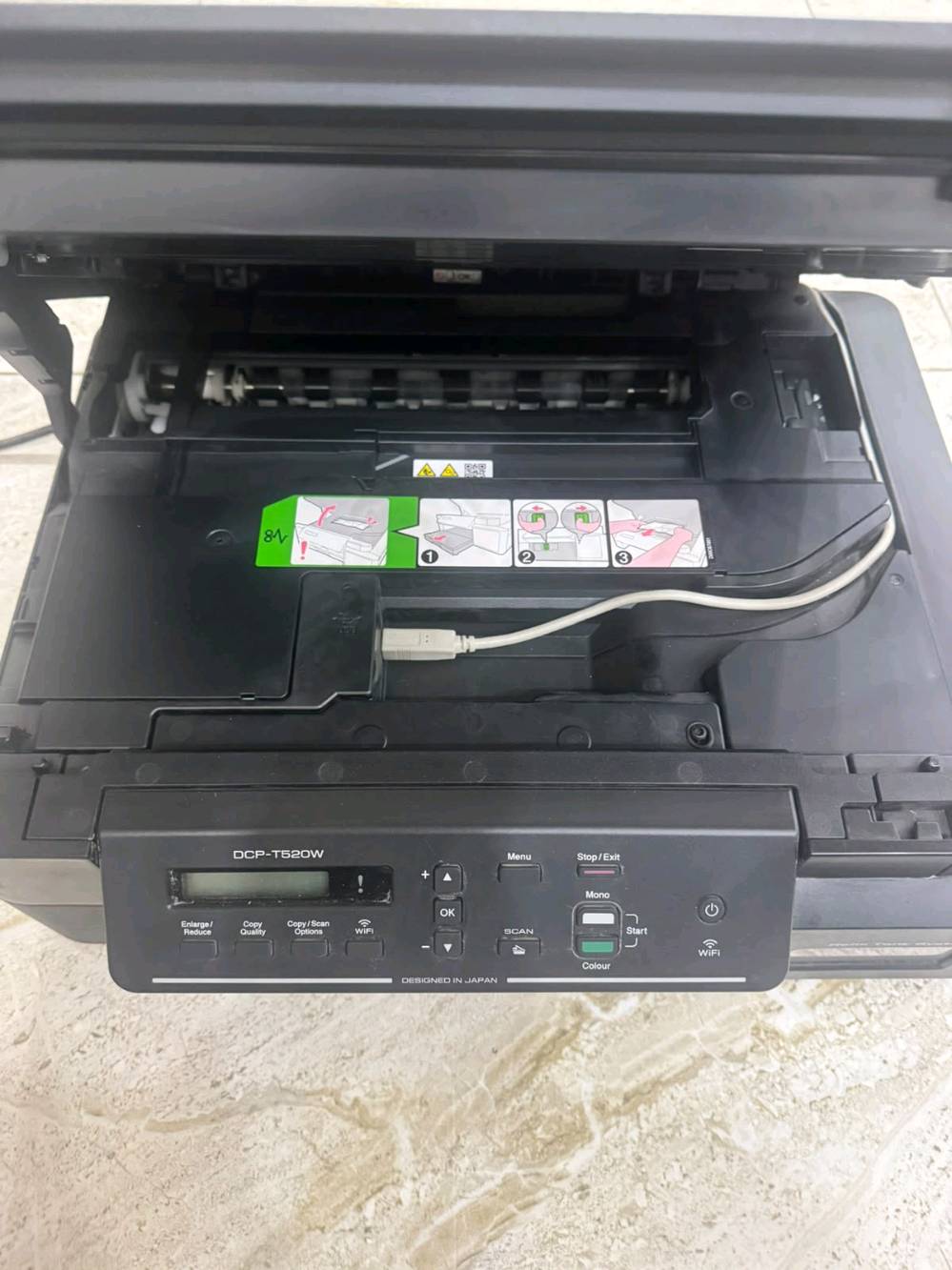 طابعه برذر 520 t عادي ملون استخدام شخصي طابع بيها بند واحد t