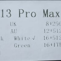 متاح 13 برو ماكس تقليدي  بالكارتون سعره 175 الف 07503962883