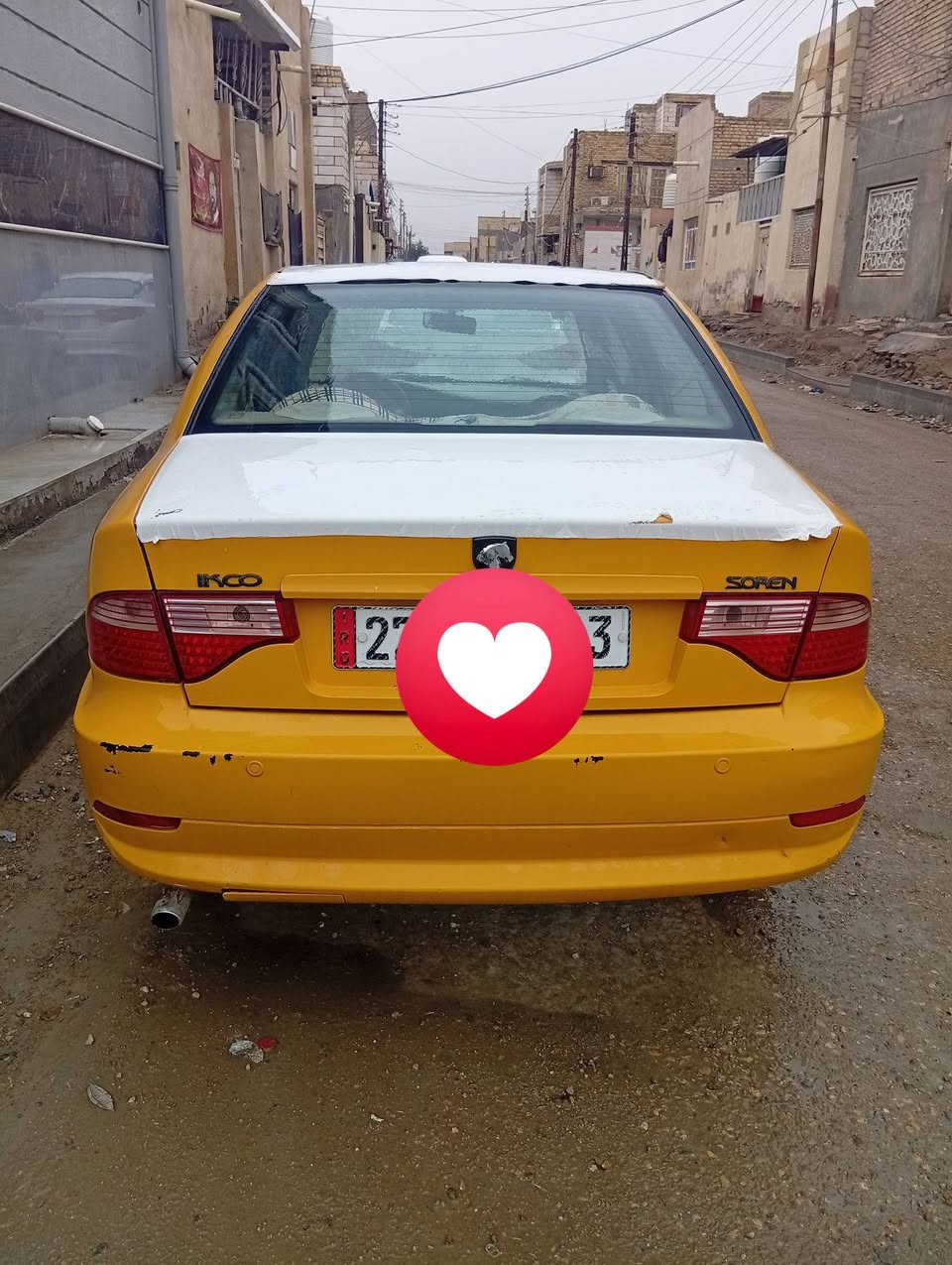 السلام عليكم
سمند سورون ٢٠١١ رقم انكليزي مصفره مكينه فرنسي

السعر ٢٧ وبيه مجال المكان ناصريه 

الرقم ***********
