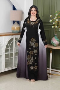 دشداشة كشمير • مطعم بالحرير • ستراس دي ام سي