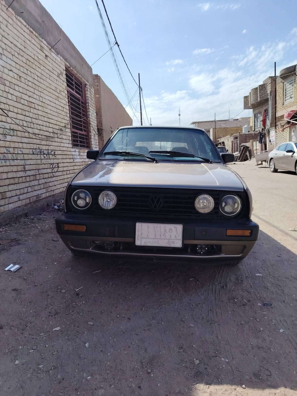 كولف موديل 1991رقم نجف باسمي كير عادي محرك مكفول تخم تاير سياره جاهزه ترايك للبصره السعر 35وبيه مجال وهذا رقمي ***********
