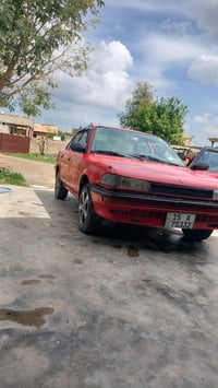 كورلا موديل ٩٢ محرك ١٦ تدفه تبريد محرك بدايت تخير سياره خير من الله تا...