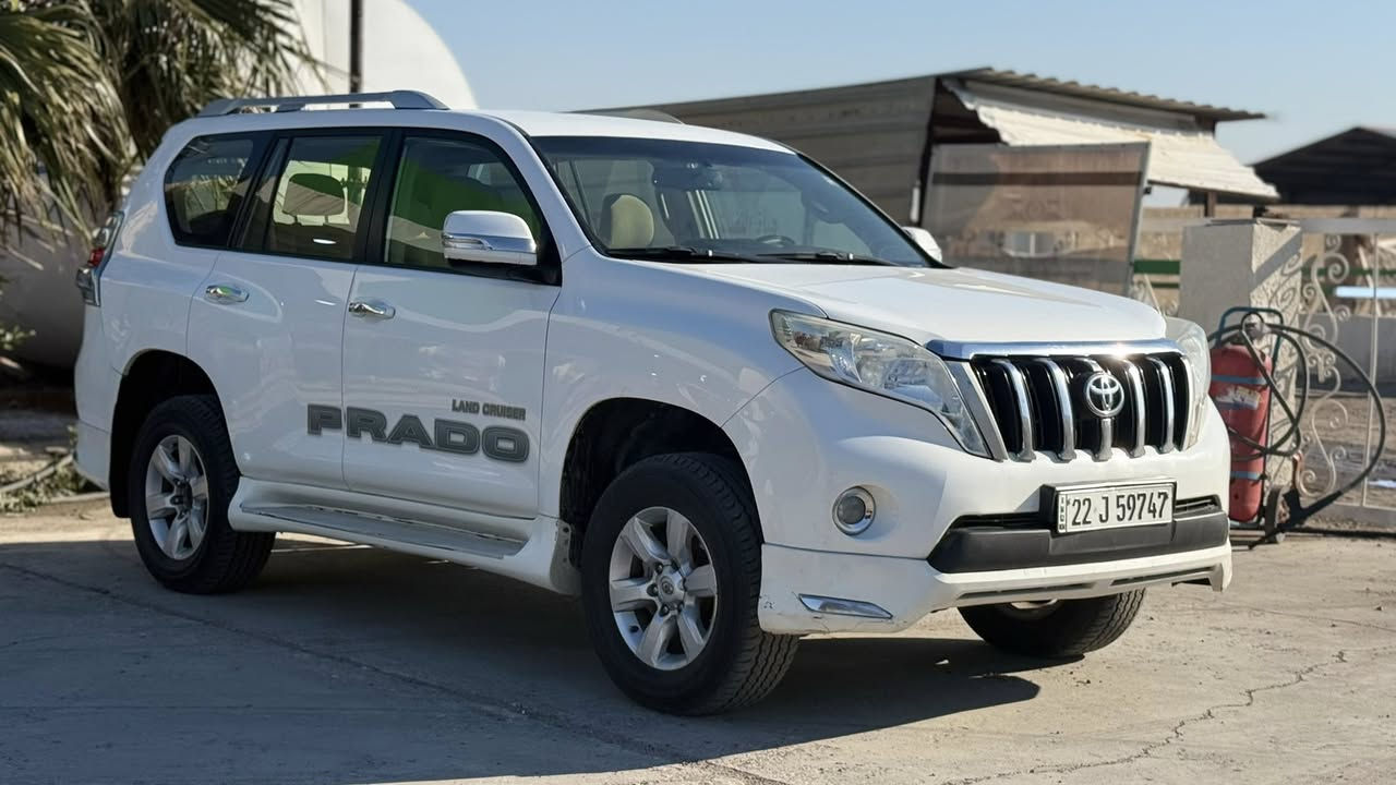 السلام عليكم 
للبيع برادو 2014 محرك D4D گاز رقم اربيل جديد گير عادي خليجي السياره مكفوله من الضربه و الصبغ ما عدا الدعاميات تحويل او وكاله مضمون 7 راكب 
فورويل تخم تاير گير و محرك و تبريد و حداديه كفاله عامه السعر 240$ بيها مجال قليل مكان السياره واسط/ النعمانية 
للاستفسار 
***********
***********
