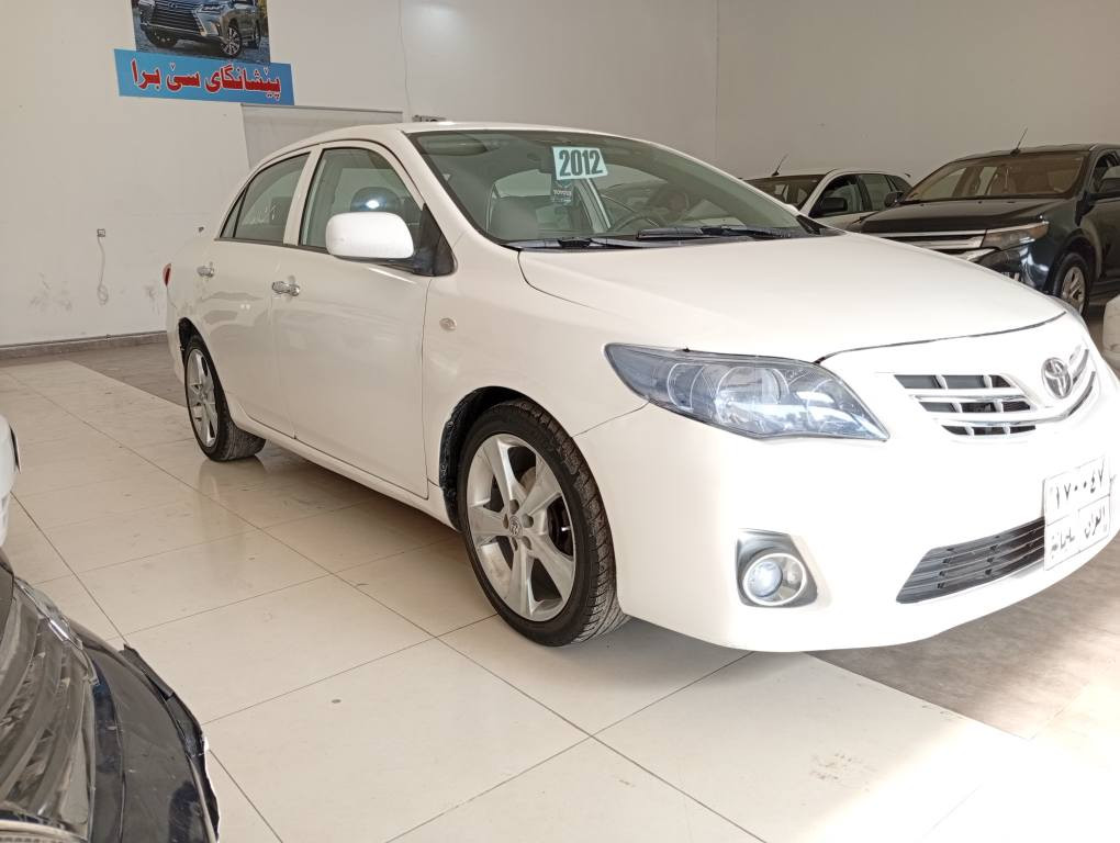 تويوتا كورولا موديل 2012
مه كينه گه وره 
5بارجه صبوغه+جه مبيكى بجوك بيشه وه هه يه لأى سكن
سنه وى به سه رجوه 
سعر 107 مجاليكى كه م 
***********
عنوان بنصلاوه معرض 3 برا أربيل, العراق
