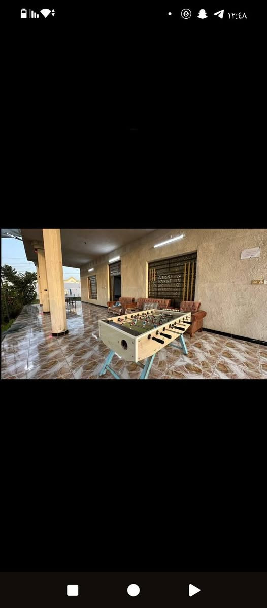 منتجع كريم العبيدي 🍂
منتجع كامل اجواء من البهجه والهدوء والخصوصيه 🎻🎸🌿🌴🏕️🌲🎸🎻

📍صلاح الدين/قضاء بلد 

      يتضمن المكان كل وسائل الراحه وأفضل خدمة 🎻
🍂ببناء حديث بتصميم عصري 🏡 
🍂الخصوصية والامان والنظافة💯
🍂كهرباء على مدار الساعة 24🔋
🍂شبكة اتصالات انترنيت📲
🍂مسبح كبير وصغير للاطفال 🏊
🍂صحيات داخليه  🫧
🍂مكان مخصص للشواء 🍖🍗
🍂كراج سيارات كبير 🚙🏎️
🍂العاب ترفيهيه /منضده🏓+بليارد🎱+فيشه🥅
🍂تحتوي على صاله مجهزه ومؤثثه وغرفتين نوم ومطبخ مجهزة بالكامل 
نستقبل الحجوزات من عوائلنا الكريمة  على مدار الاسبوع  بنظام حجز شفت واحد و (24) ساعة مبيت
للحجز الاتصال على***********
***********
