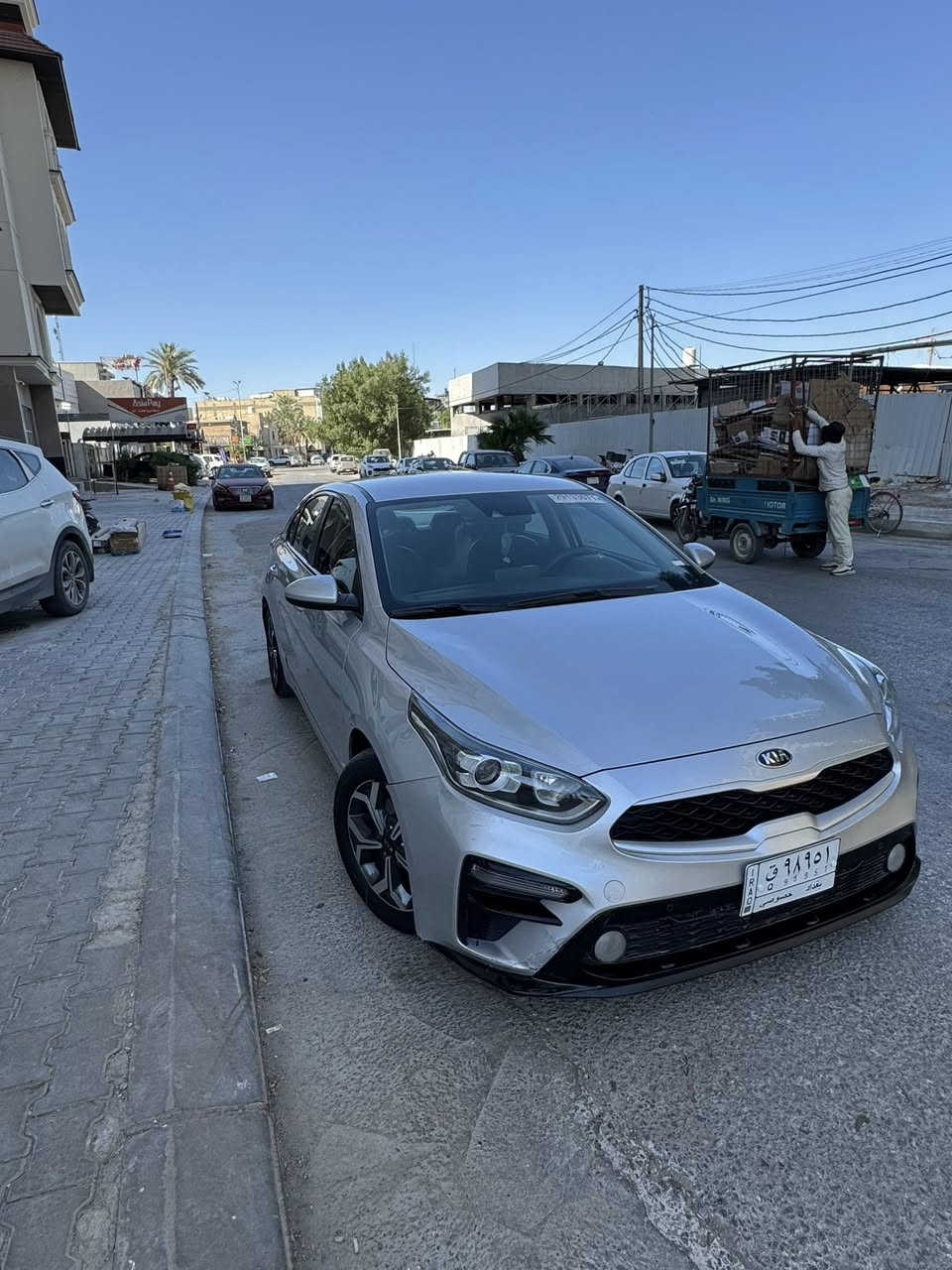 كيا فورتي 2019 
حادث خلفي جاملغ وباب بجم كبس
كامره خلفيه حساس امامي رادار امامي 
تحديد مسار 
محرك 2000 دوش كير at المرغوب
مكاني كربلاء
السعر ***********
 السعر 123 وبيها مجال
