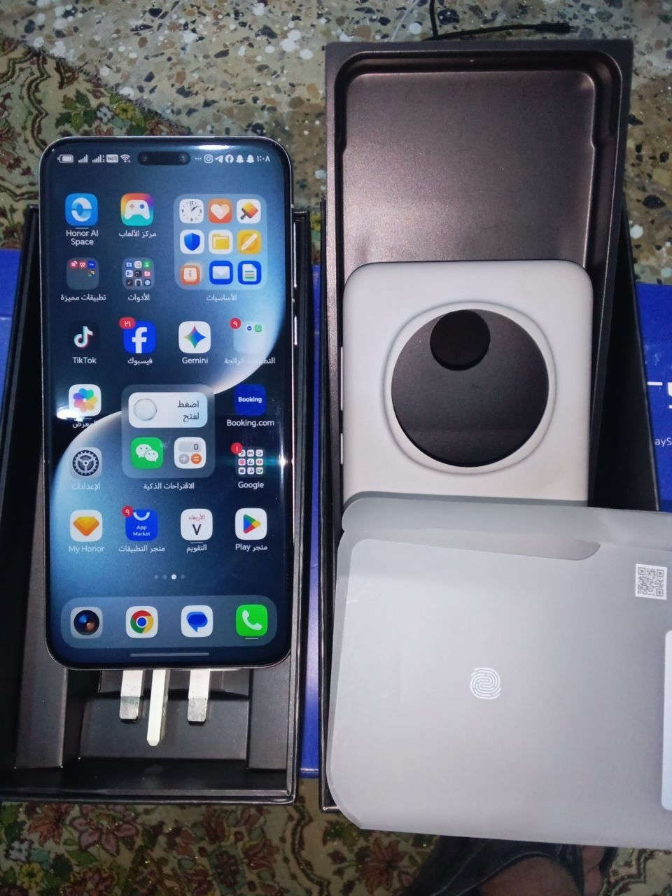 سلام عليكم هونر مجك 7برو استخدام اسبوع جهاز نضافه 100/100 ذاكره 512 العشوائيه 12 قابله للزياده 12 غراضه كامله للبيع 
سعر مليون وبي مجال قليل حك الجيه فقط 
متواجد ع فيس 
وهاذا رقمي (***********) واتساب
