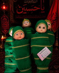 مجسم عبداللة الرضيع علية السلام  حسب لطلب الزبون للحجز مراسلة الخاص  خ...