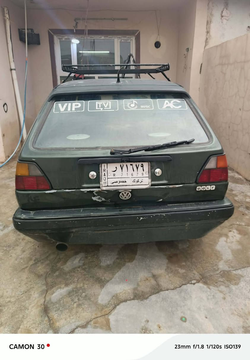 سلام علیکم کولف مودیل 1991للبیع
سنویه عاج تایر جدید محرک شرط مكانه كركوك رقم صاحب سياره 
***********

