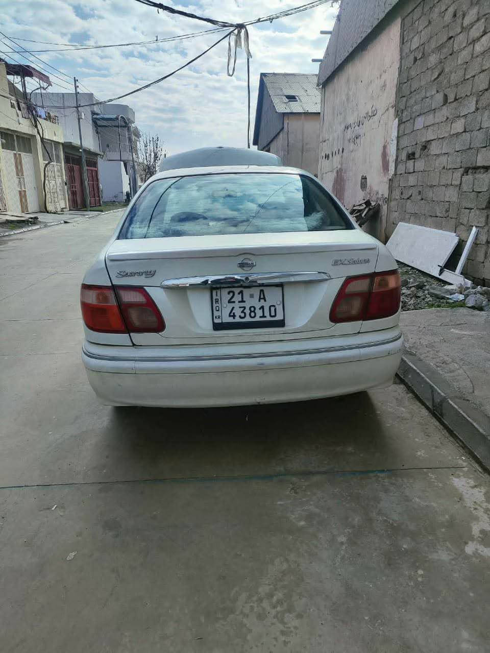 نيسان سه ني موديل ٢٠٠٢
گير عاديه سنوي نويه تا ٢٠٢٩
. گيرومه كينه به شه رت
٣ پارچه ي بوياغه بي ناو گرت
سعري ٧٣ معامه له 
*********** كويسينجاك, أربيل
