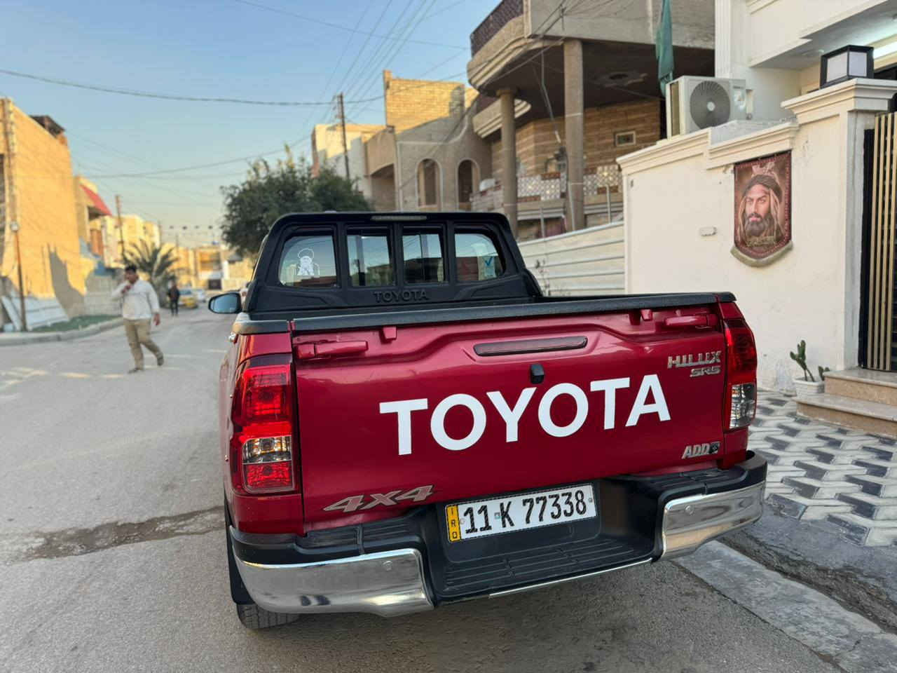 السلام عليكم 
هايلوكس 2019
مكفوله من الضربه والصبغ وكير ومحرك 
محرك 4سلندر
العنوان بغداد
رقم الهاتف :***********
