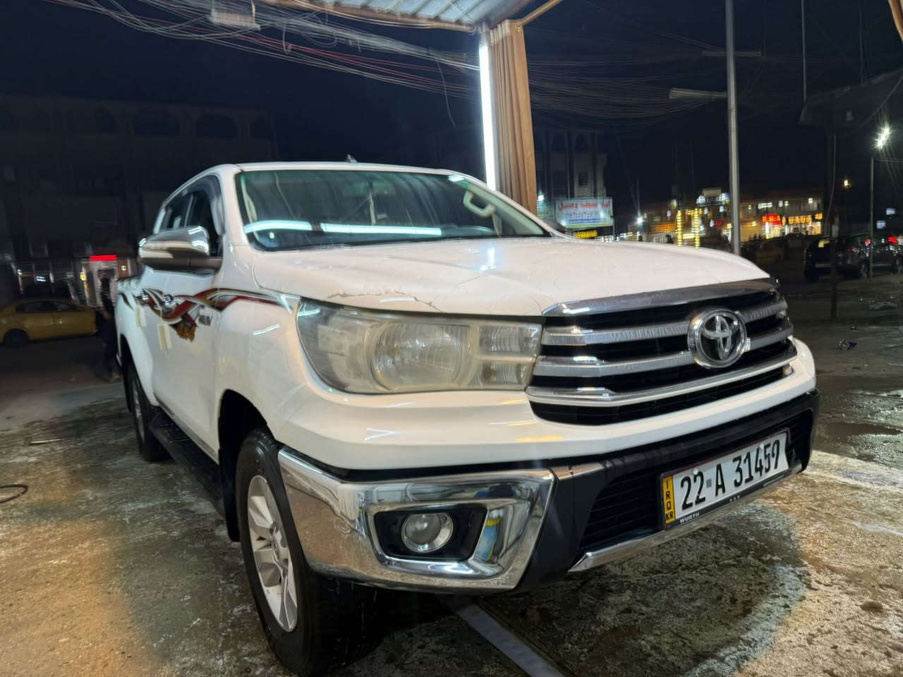 سلام عليكم من رخصت الادمن بيكم هايلوكس للبيع موديل 2016 كير عاديساره مكفوله فقط بارد قليل بجاملغ امامي صفحه الصدر وبيهه حالوب بسيط قماره وبنيدالسعر 200 ورقه وبيه مجال تجي شوفه وبيك خير وتدلل 
***********
