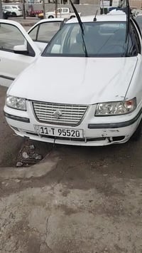 سمند موديل 16 بيها ضربه بل بنيد وبل باب الخلفي موضحه بل صور مكان سياره...