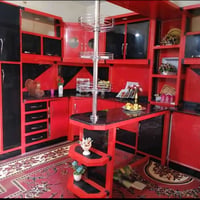 طقم قنفات • نضيف • مطبخ كامل