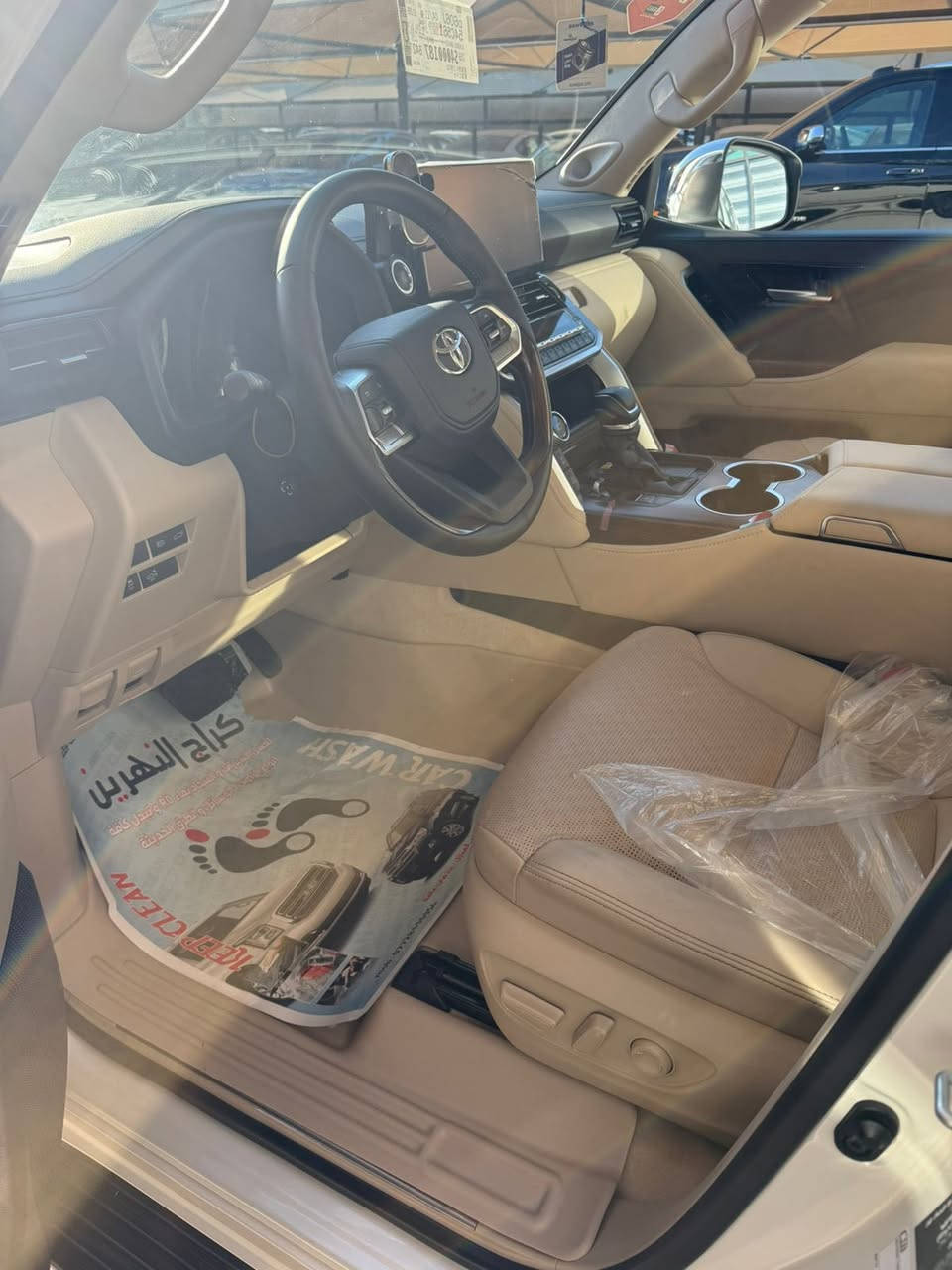 لاندكروز 2025 VX لمتد توين تيربو
السيارة ساز S اعلى مواصفات فوول 

رقم بغداد تحويل مباشر 

ماشيه 4  الف / كم  فقط زيرو

فول مواصفات 1/1 
رادارات 
كامرات 
حساسات امامي خلفي 
5 بصمات 
دشبول ليزري 
وغيرها من المواصفات المعروفه 

مكان السيارة كربلاء

السعر : 860 وبيها مجال بسيط للشراي 

للأستفسار : 
***********
***********
