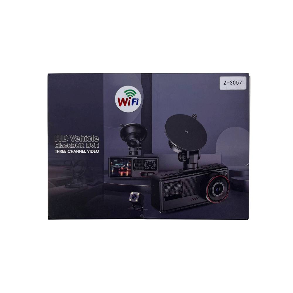 كاميرا سيارة ثلاثية مع WiFi