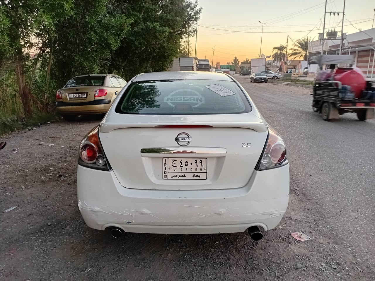 سلام عليكم للبيع التيما ٢٠٠٩امريكي  محدثه ١٢ صبغ حزام بدون اي حادث ضرر جاملغ الخلفي بدون دواخل كير محرك تبريد تدفه كله تمام سعرها ٨٨ بيه مجال مكاني بعقوبه اي استفسار اتصل وسهله ***********
