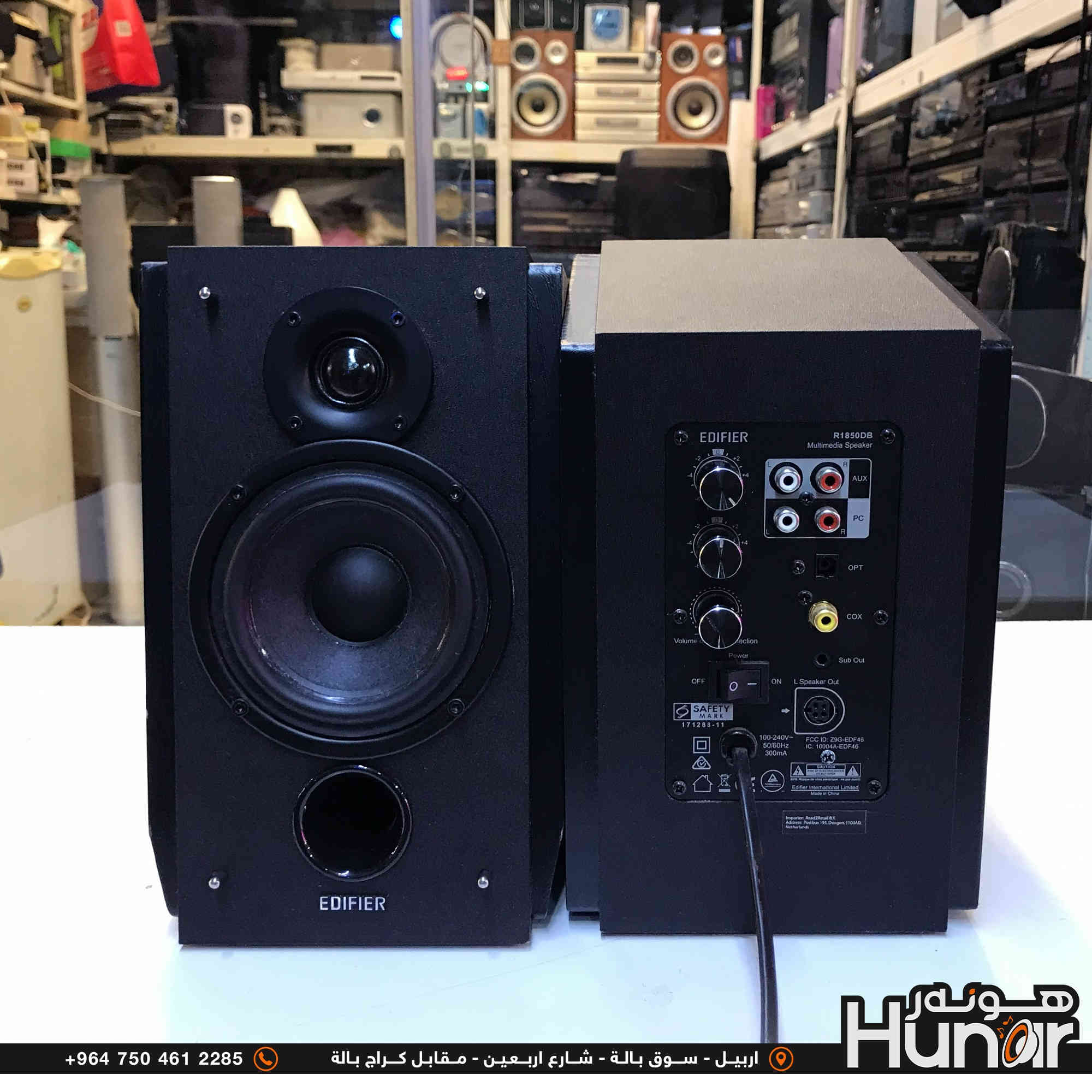 EDIFIRE  SPEAKER SYSTEM AUDIO BLUETOOTH OPTICAL AUX
( کوردی • عربي )

🟢توصيل موجود الي جميع المحافضات
🟡گەياندن هەیە بۆ هەموو شوێنێک

🟠مــعـرض هــونـەر
🔸للـصوتــیات(امبلیفایر• سماعة• رادیو• انتیك• مایكروفون)
🔸عــنـوان• اربیل سوق بالة • شارع اربعین
🔸مـوبایـل• ***********
                   ***********

🔵پـێـشانـگای هــونـەر
🔹بۆ ئامێری دەنگی و کارەبایی(ئیمپلیفایر• سەماعە• ڕادیۆ• مایکرۆفۆن)
🔹ناونیـشان• هەولیر • بازاری لەنگەی ٤۰م
🔹مـــۆبـایـل• 
***********
***********

•••••••••••••••••••••••••••••••••••••••••••••••••••
#iraq #kurdistan #duhok #zaxo #hawler #karbala #slemani #erbil #baghdad #kurd #kurdish #akre  #karkuk #kuwait #najaf
#amplifier #audio #subwoofer #sound #music #audiophile #bass #stereo #amplifiers #speaker #soundsystem #speakers
#اربيل #العراق #بغداد
