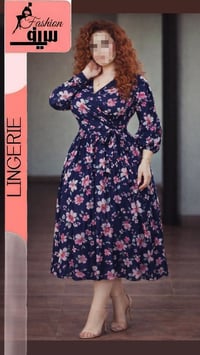 كولكشن العيد فستان نسائي شيفون مطاط مبطن  درجه اولى سعر الدرزن 160 الف...