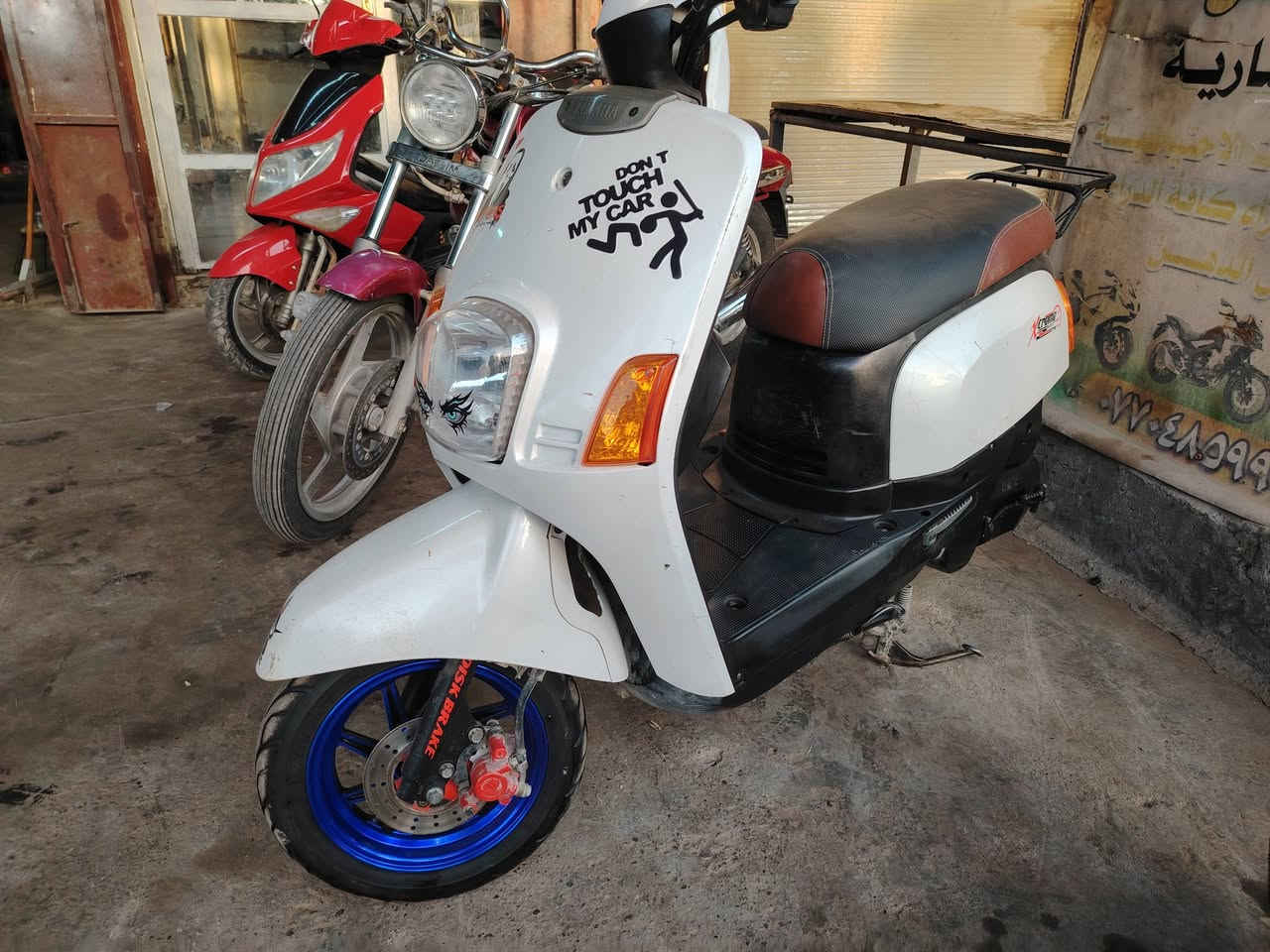 السلام عليكم
مجموعة درجات للبيع كلمن وسعره
العنوان المقدادية / الشاخه /قرب الإمام /محل أركان للمعلومات الاتصال على الرقم ***********
سعر pgo احمرصناعه كوري امتياز بياجو السعر ٣٥٠ الف
هارلي دايلم  السعر مليون وربع
ياماها بوليسي ابيض السعر ٧٠٠ الف
بايسكل شحن السعر ١٧٥ الف
كامكو منغولي خبط السعر ٣٠٠ الف
