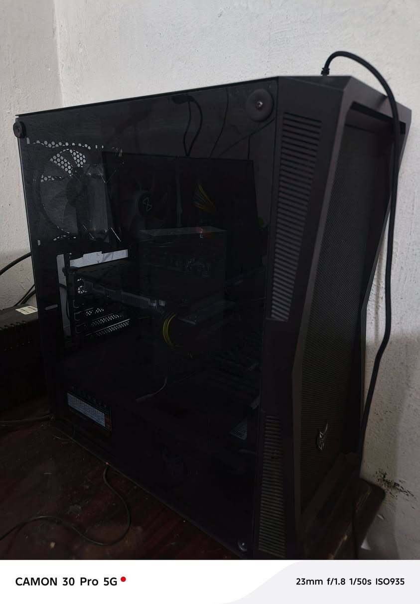 سلام عليكم
Pc للبيع
I5 GEN 9400F
RTX 2060 6GB (كارتون موجود) 
RAM 16GB
SSD 128GB
HDD 500GB
H310
P 600W
السعر 500
مكاني بغداد 
***********
