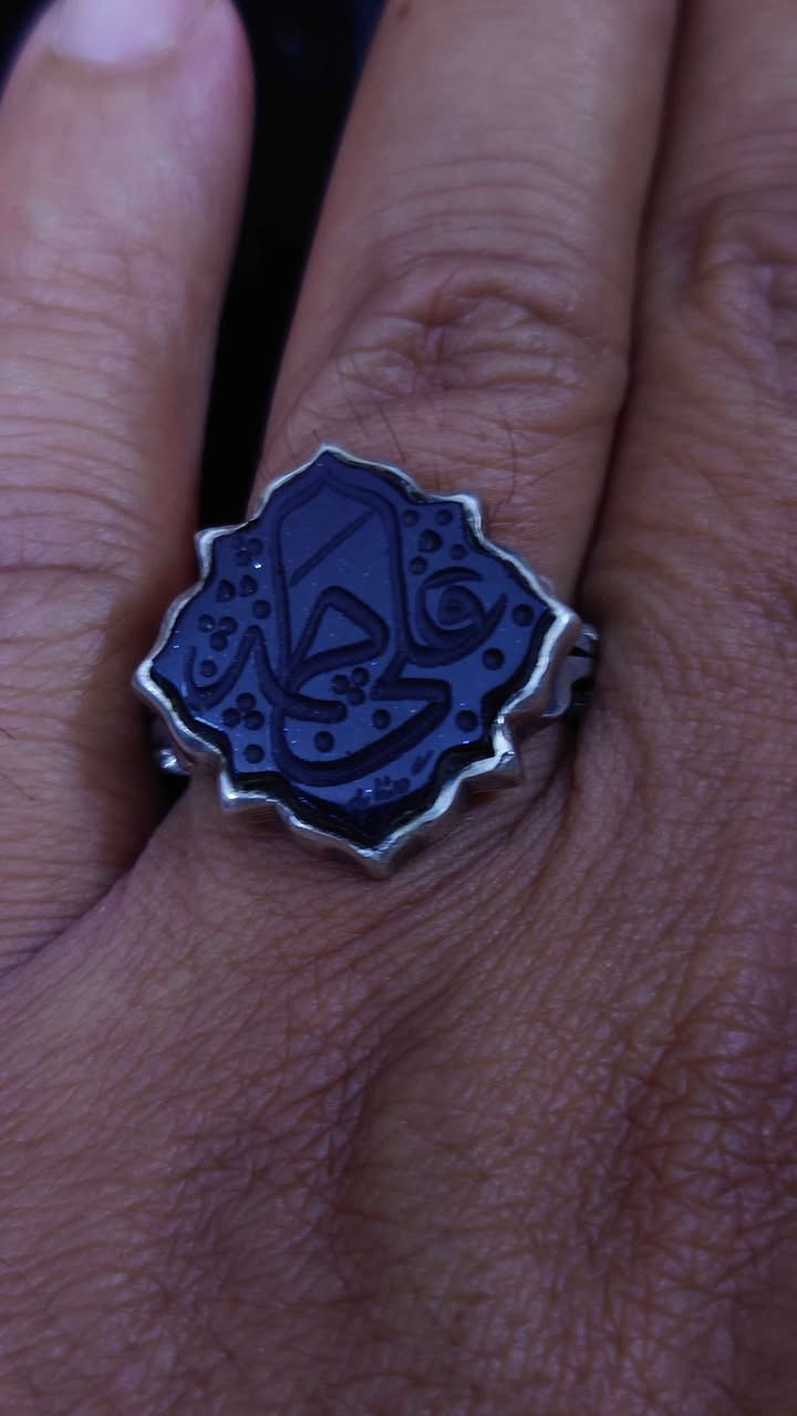 عقيق سنكستار حجر النجوم صياغة يدوي خط يدوي فضة 925الهاتف *********** بغداد, العراق
