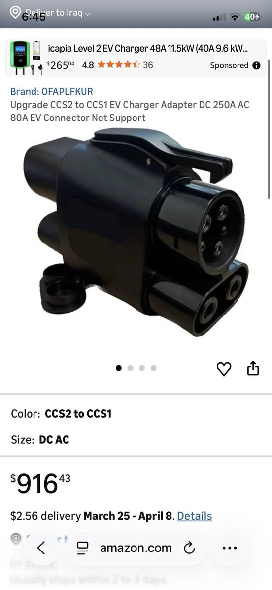 ادابتر جدید سیارات کهربایي امریکي و الماني
سعر کلش مناسب  ١٢٥ الف مکاني اربیل


**إذا كنت صاحب هذا الإعلان وتريد حذفه لأي سبب، رجاءا أرسل رسالة إلى الدعم الفني**