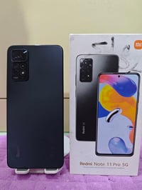 ريدمي نوت 11 برو فايف جي  نضيف  مع شاحنته الاصليه وكارتون الجهاز سعره1...
