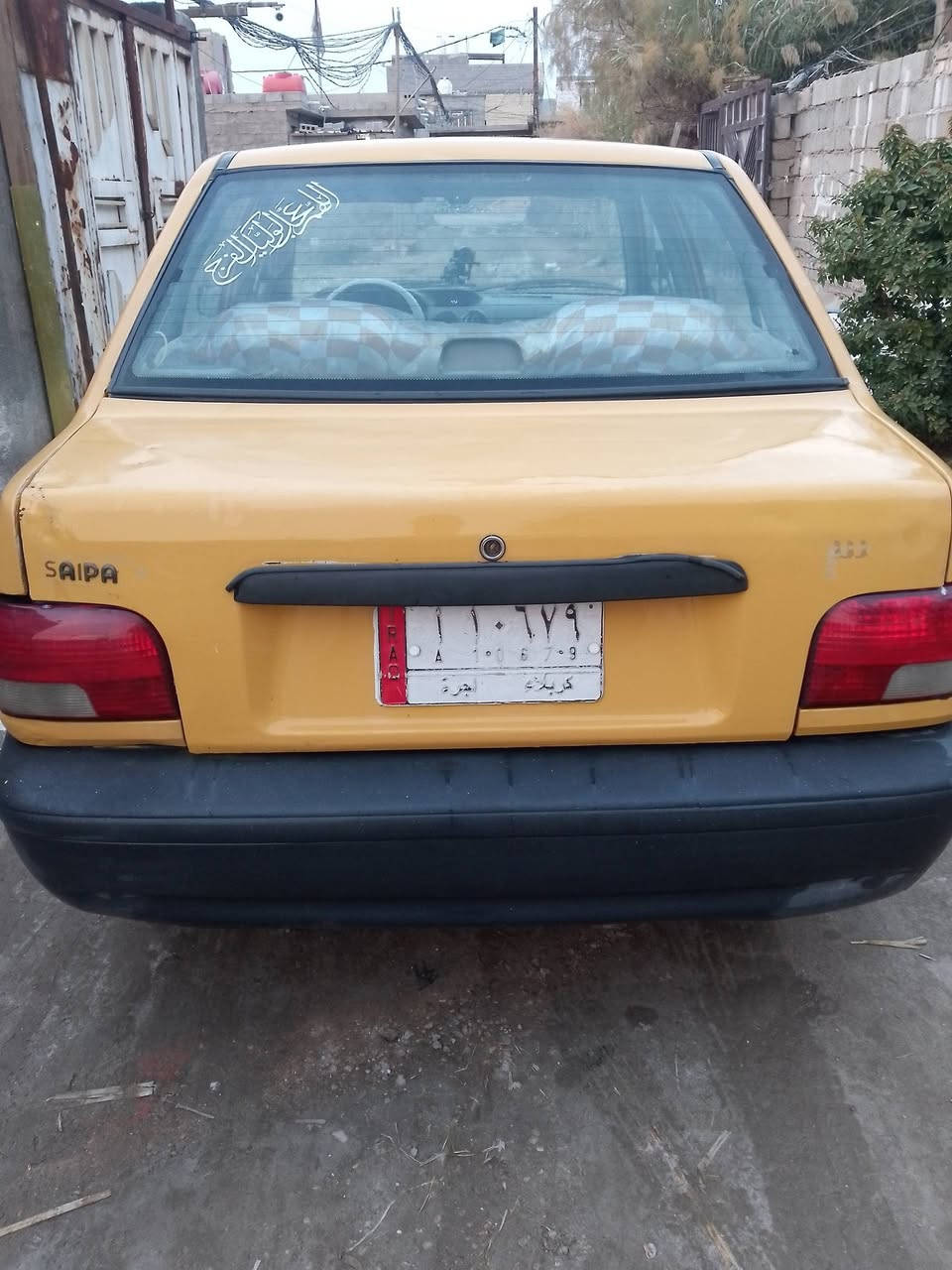 السلام عليكم سايبه 2012 مكينه كير جدد شرط السياره مكفوله فقط طخه بل جاملغ الخلفي احلا من الصور السياره يشهد الله كهربائيات شغاله تدفئه شغاله مصفره هيئه  وغرامه  صولات موجوده راعيه قريب عليه مكاني كربلاء قرب جامعه  السياره ما بيه نقص فقط بور نقصه ترايك وين ما يعجبك السعر 26 بيه مجال ***********.  شواصي جدد مكفولات
